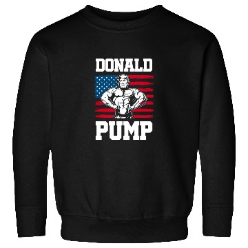 Discover Donald Pump Trump Workout Patriotic Fitness Gym Fu Sweatshirts