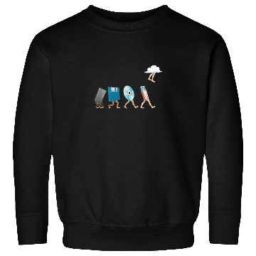 Discover Computer Engineering Software Disk USB Cloud Sweatshirts