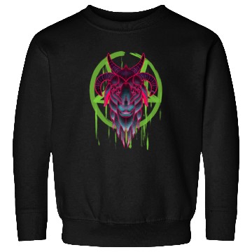 Discover Neon Baphomet Sweatshirts