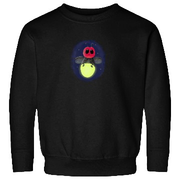 Discover Cute lightning bug firefly cartoon illustration Sweatshirts