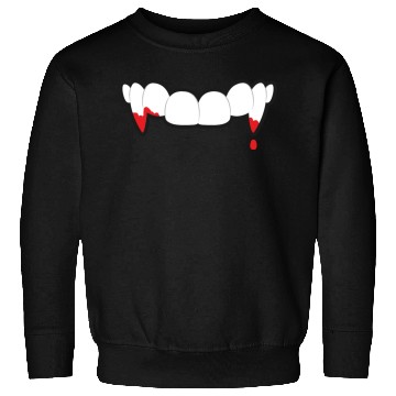 Discover Halloween Vampire Teeth Mask Sweatshirts