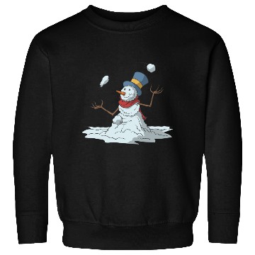 Discover Snowman juggling Sweatshirts