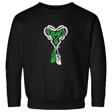Discover Irish Step Dancing Celtic Knot Heart Sweatshirts
