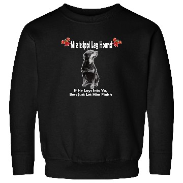 Discover Mississippi Leg Hound Let Him Finish Christmas Sweatshirts