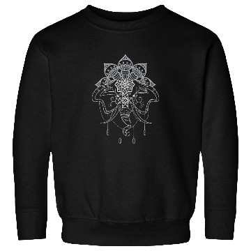 Discover Elephant Mandala Drawing Buddha Chakra Sweatshirts