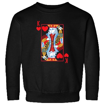 Discover Halloween Playing Card Costume KING OF HEARTS Sweatshirts