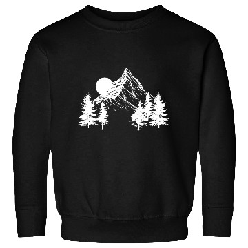 Discover Mountaineering | Hiking Hobby Hikers Mountain Gift Sweatshirts