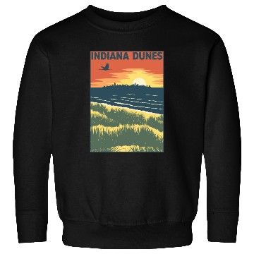 Discover Sunset Indiana Dunes Sweatshirts