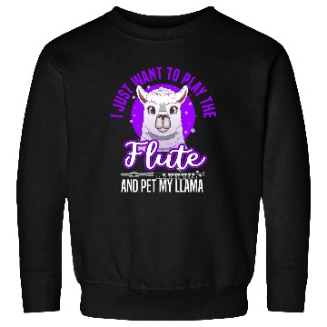 Discover flute llama Sweatshirts