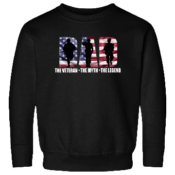 Discover Dad The Veteran The Myth The Legend - Father's Day Sweatshirts