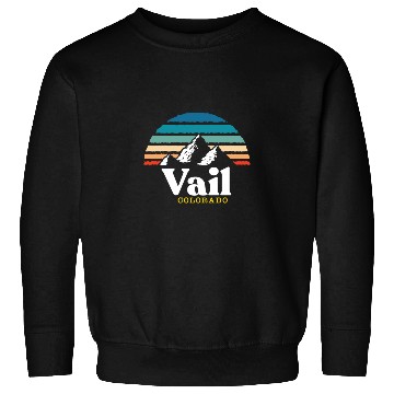 Discover Vail Colorado Usa Ski Resort 1980S Retro Gift Sweatshirts