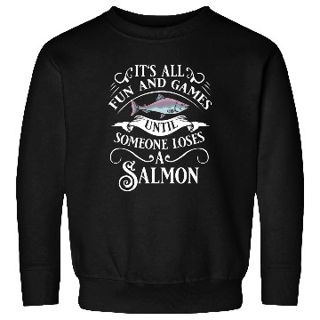 Discover Salmon Fishing Gift Coho Salmon Fish Sweatshirts