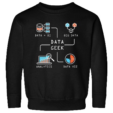 Discover Data Geek Information Analyst Sweatshirts