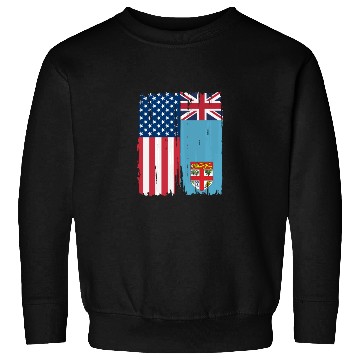 Discover Usa Fiji Flag Gift Sweatshirts