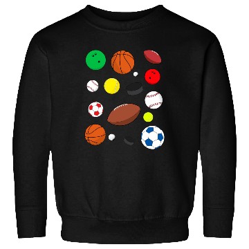 Discover Colorful Sports Balls Sweatshirts