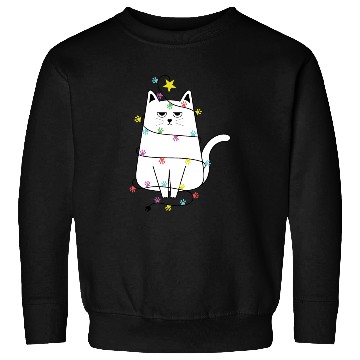 Discover Grumpy Christmas Cat, Funny cat Women’s Christmas Sweatshirts