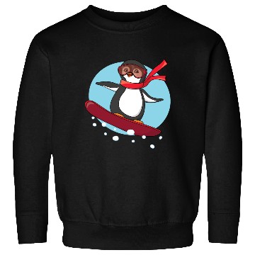 Discover Snowboarding Penguin Sweatshirts