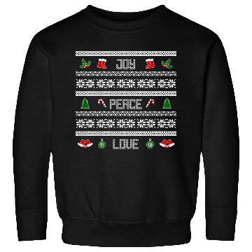 Discover 65 MCMLXV JOY PEACE LOVE CHRISTMAS SWEATER DESIGN Sweatshirts