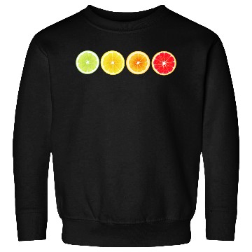 Discover Lime Lemon Orange Vitamin Citrus Wheels of a Sweatshirts