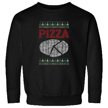 Discover Christmas Pizza Lover Funny Winter Holiday Gift Sweatshirts