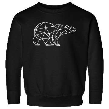 Discover Polar Bear Geometry Sweatshirts