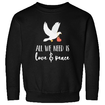 Discover Bird lover freedom Love & Peace Sweatshirts