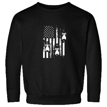 Discover Tractor American Flag Gift Sweatshirts