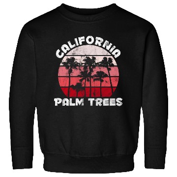 Discover California Palm Trees Malibu Sweatshirts