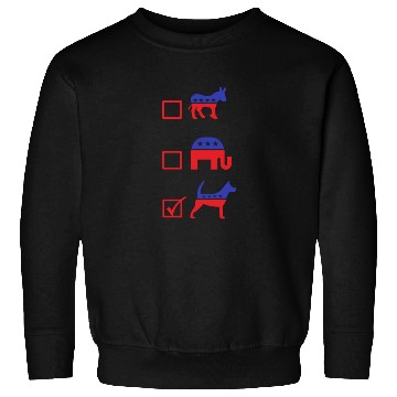 Discover Republican Dog Voting Ballot Paper Democrat Sweatshirts