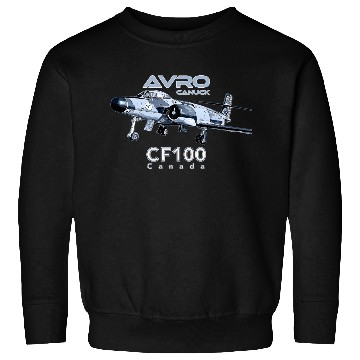 Discover Avro Canuck Canada CF100 aircraft Sweatshirts