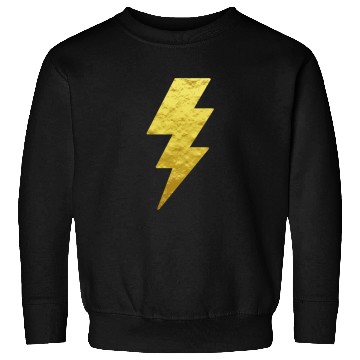 Discover Lightning Bolt Sweatshirts Gold Printed Top