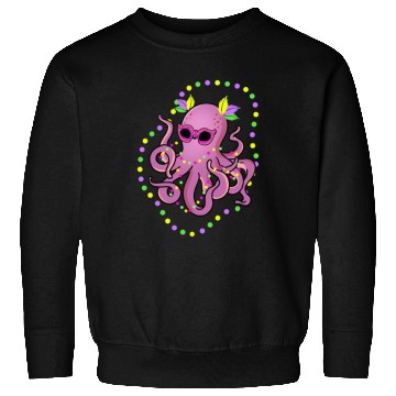 Discover Mardi Gras Octopus For Octopus Lover Sweatshirts