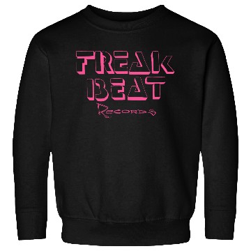 Discover Freak Beat Records Pink Sweatshirts