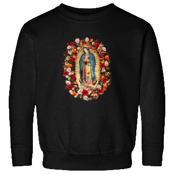 Discover Our Lady Of Guadalupe Mexico Virgin Mary Tilma Pro Sweatshirts