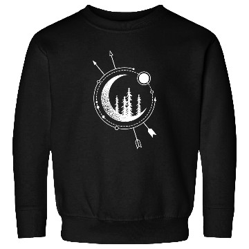 Discover Modern Geometric Nature Forest Astronomy Bohemian Sweatshirts
