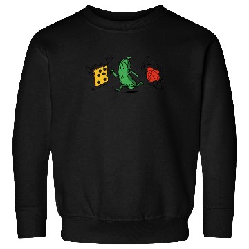 Discover Baseball Pickle Runner Tomato Cheese Sandwich Joke Sweatshirts
