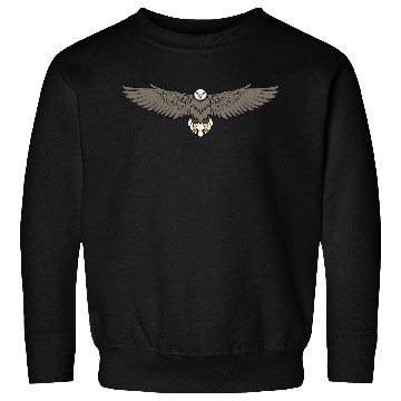 Discover Bald Eagle Flying Cool Eagle Lovers Sweatshirts