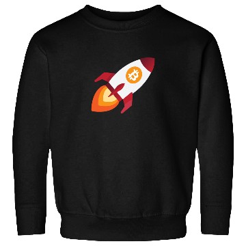 Discover Bitcoin Rocket - cryptocurrency crypto Bitcoins Sweatshirts