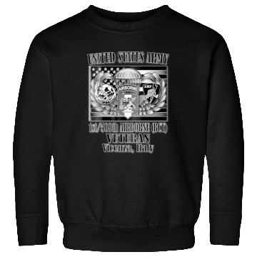 Discover 1 509th Airborne BCT Veteran Back Design Sweatshirts