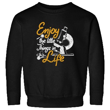 Discover Microscope Bacteria Saying Biology Sweatshirts