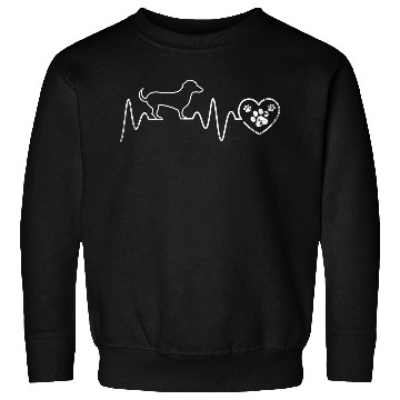Discover Heartbeat Dachshund Sweatshirts