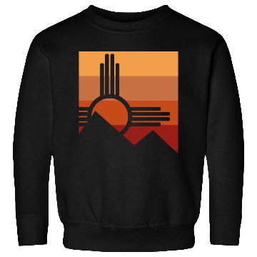 Discover Zia Sun New Mexico Zia Mountains Sweatshirts
