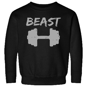 Discover Beast Gym Logo Sweatshirts