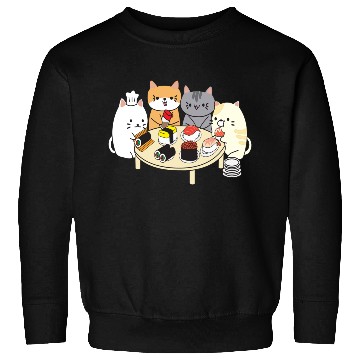 Discover Cat Sushi Sweatshirts