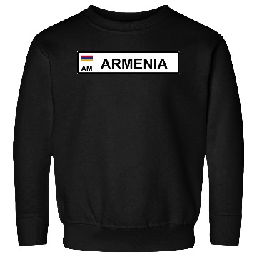 Discover Realistic Armenia License Plate Sticker Sweatshirts