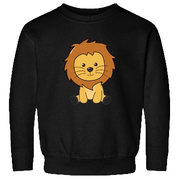 Discover Lion Cute Animals For Kids Lion King Sweatshirts