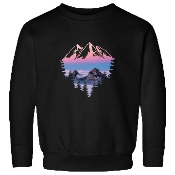 Discover Mountain Sunset Sweatshirts