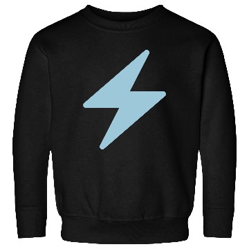 Discover Blue Lightning Bolt Sweatshirts