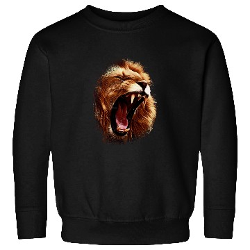 Discover angry roaring lion | lions head Sweatshirts