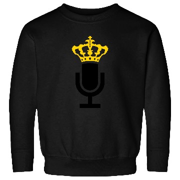 Discover King Microphone Icon Sweatshirts